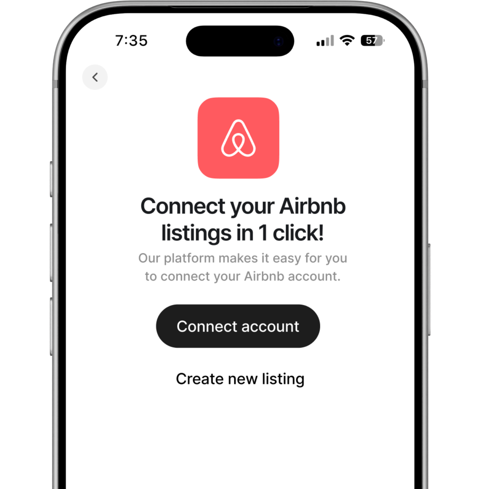 App screen