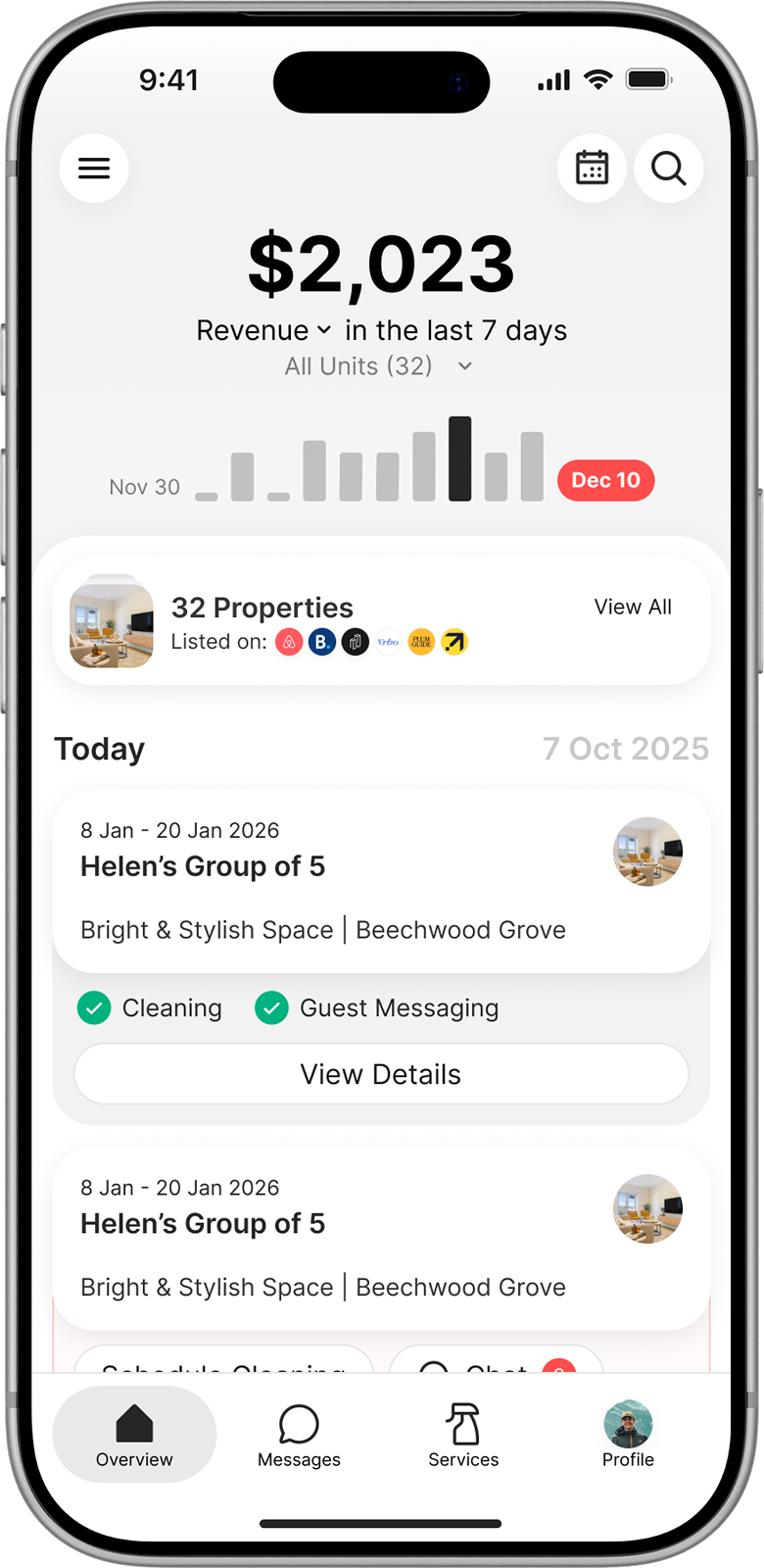 Hububb mobile performance dashboard