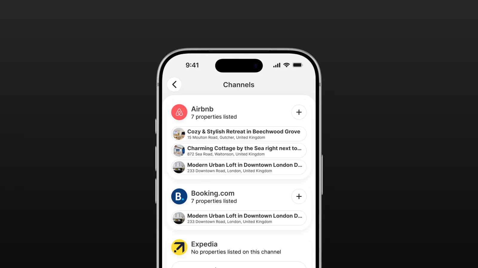 Hububb channel manager dashboard